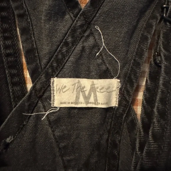 We The Free Charcoal Denim Overalls - Picture 2 of 2